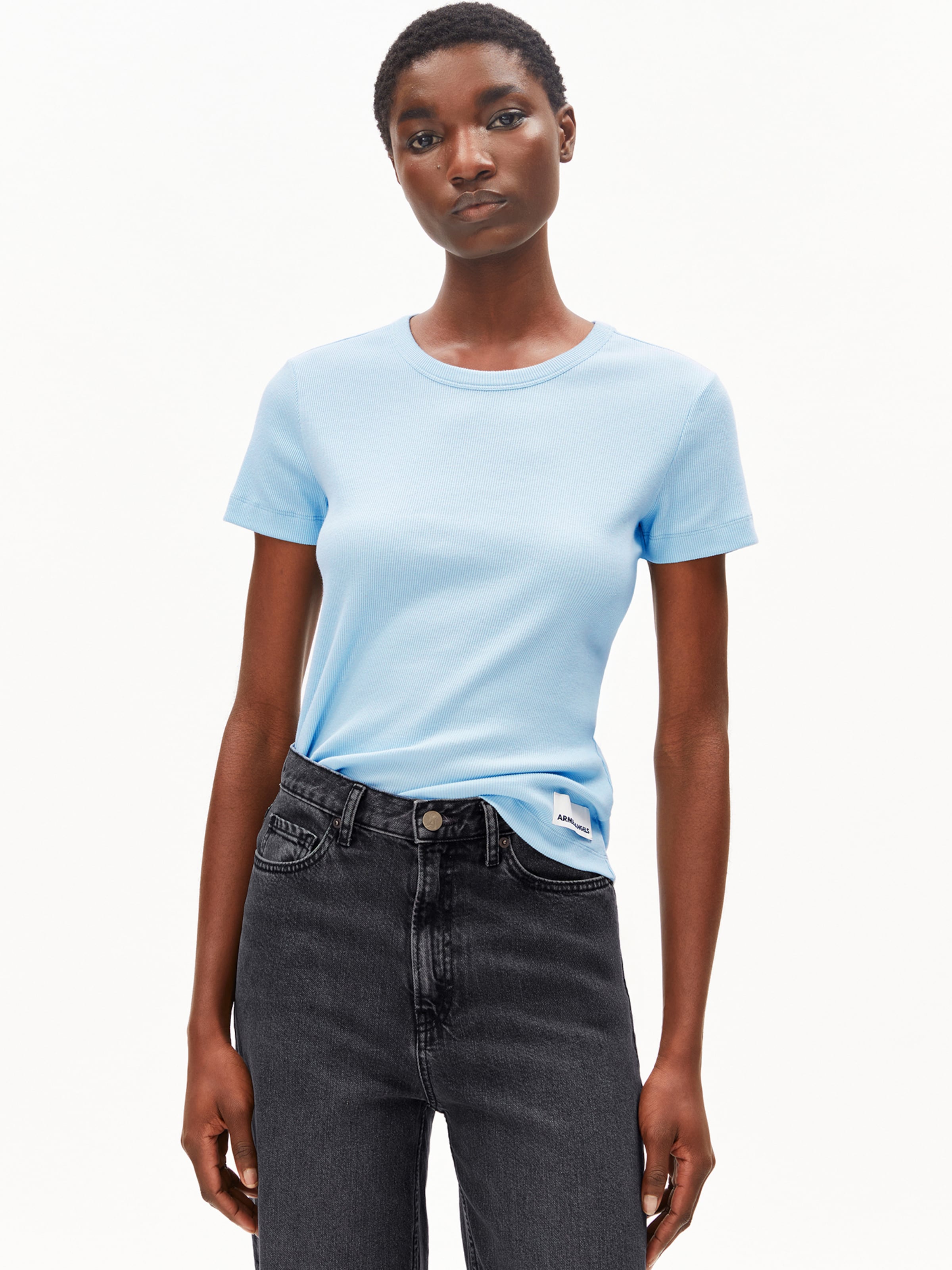 ARMEDANGELS Shirt in Blauw: voorkant