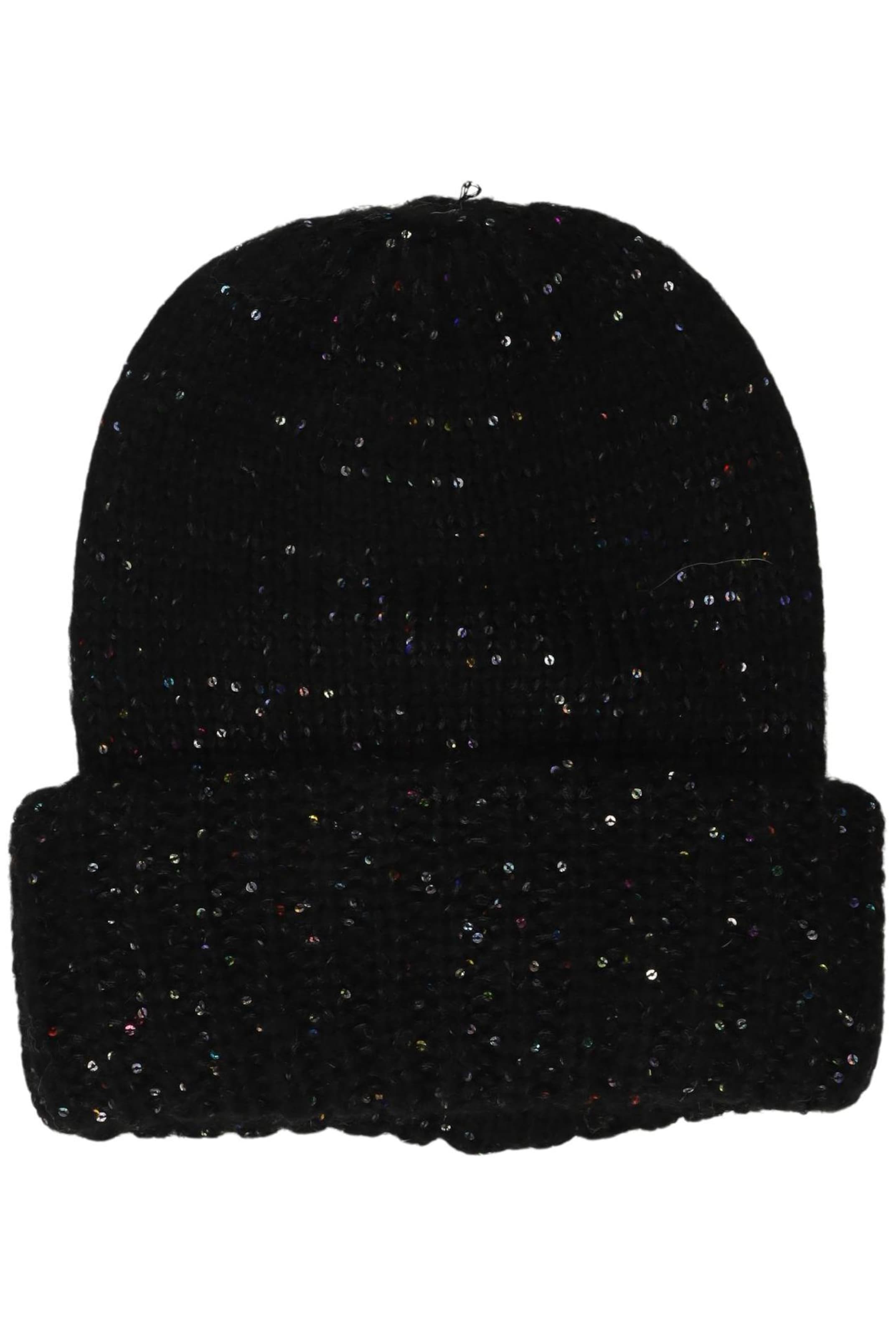 ZARA Hut oder Mütze M in Schwarz: Vorderseite