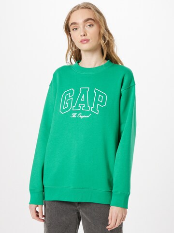 GAP Sweatshirt in Grün: predná strana