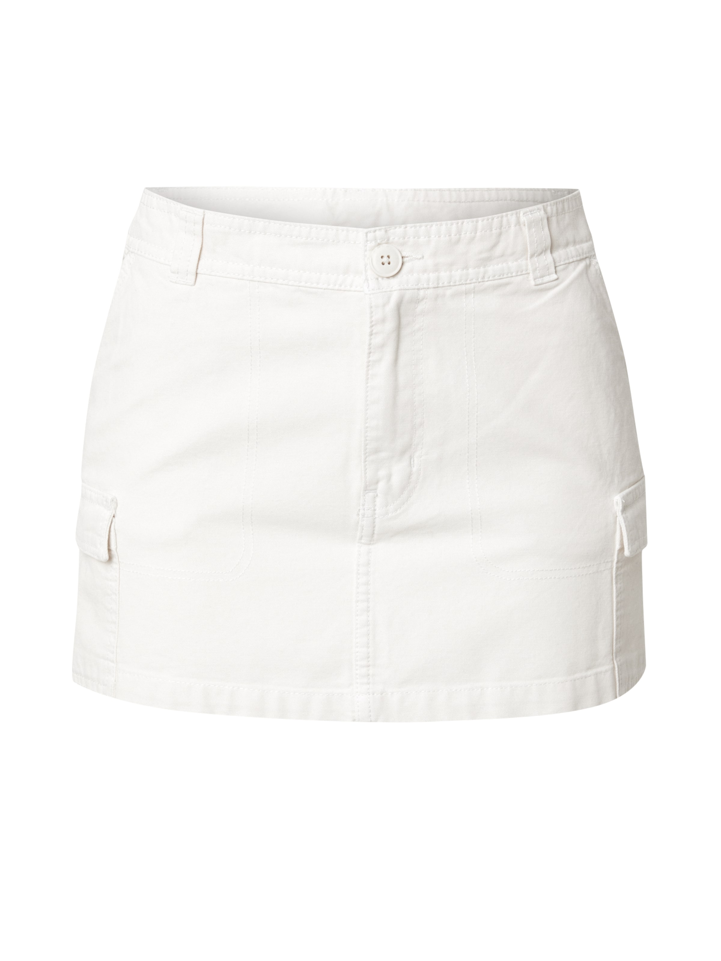 Fustă de la Monki pe alb: față