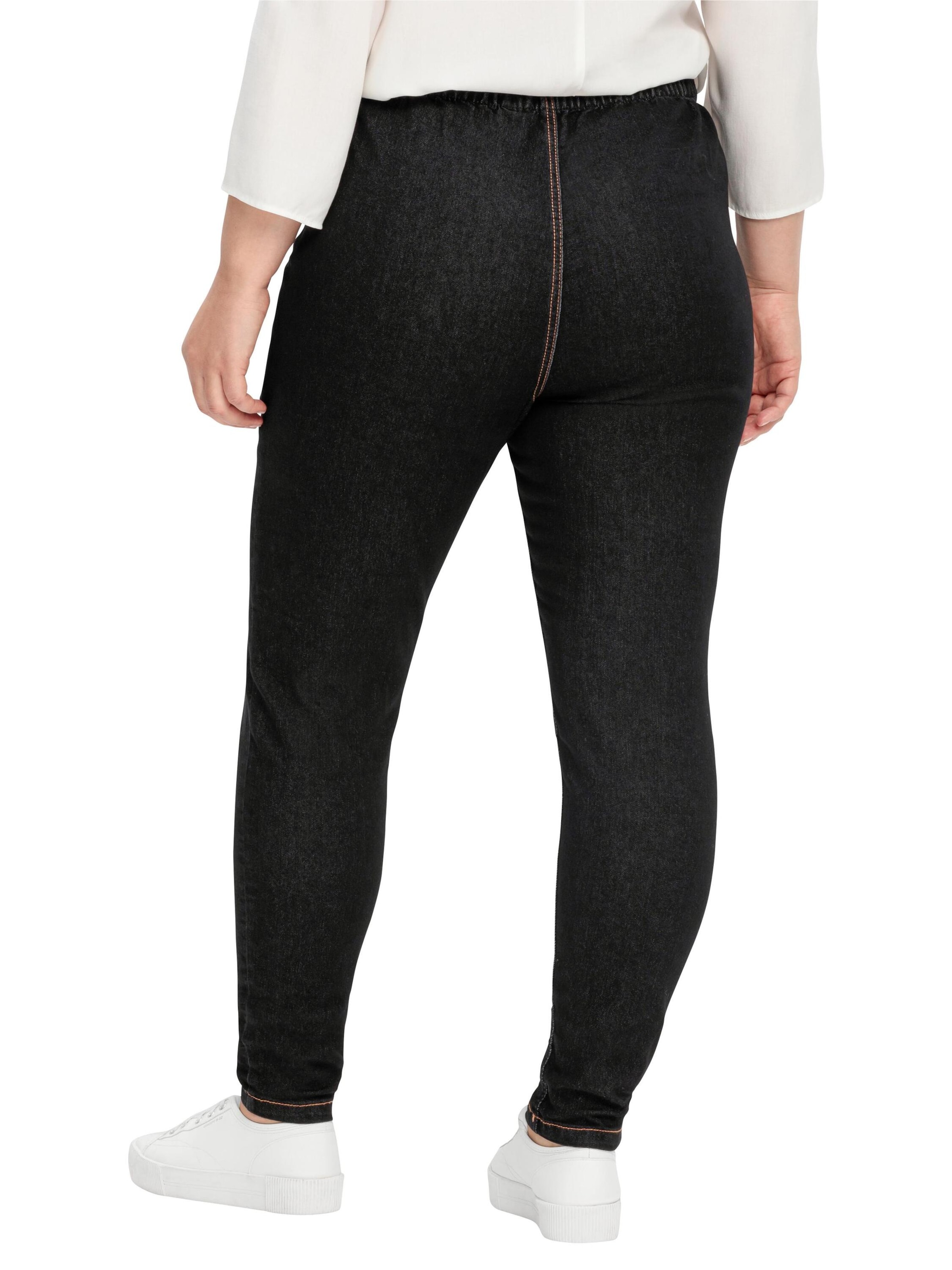 Skinny Jeggings SHEEGO en noir