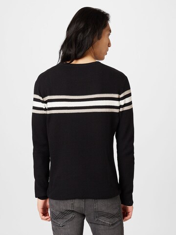 Key Largo Pullover 'BOOKING' in Schwarz