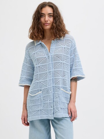 JJXX Knit cardigan 'JXRetha' in Blue: front