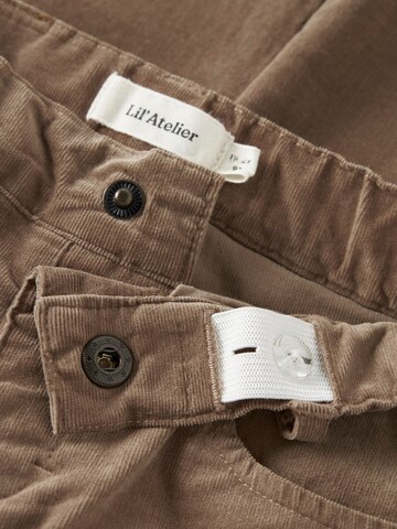 Lil'Atelier Regular Trousers in Beige