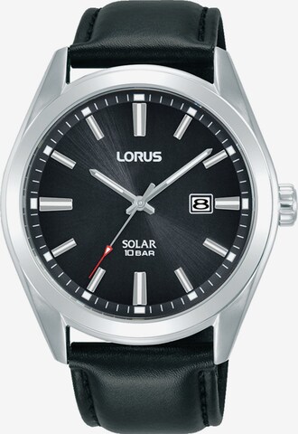 LORUS Analog Watch in Black: front