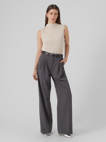 VERO MODA Top 'NARA' w kolorze szary