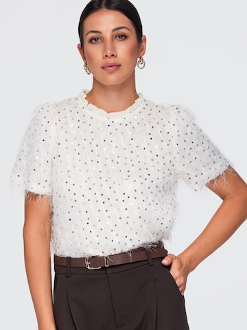 Ombre - Blusa en beige