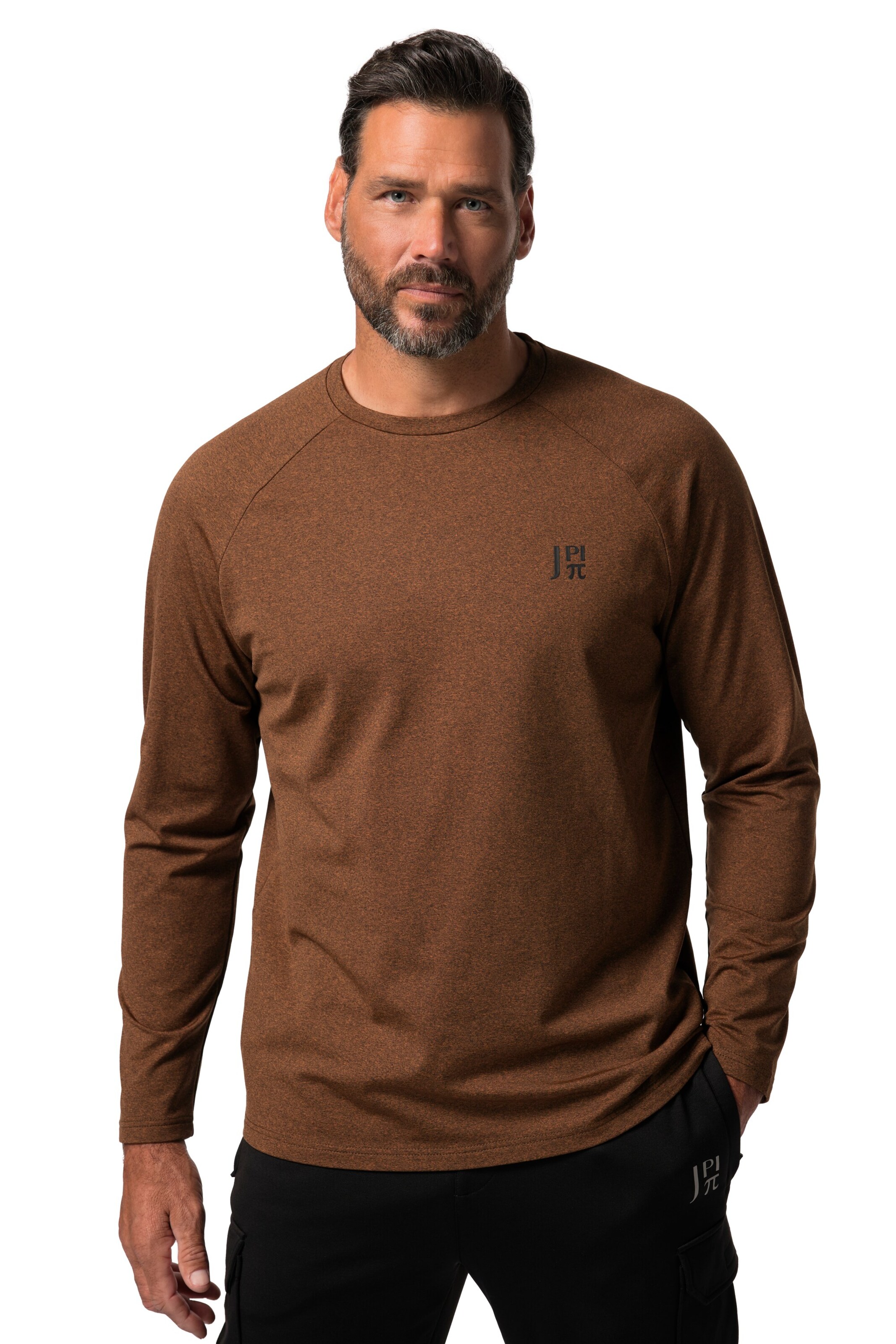 JAY-PI Shirt in Bruin: voorkant