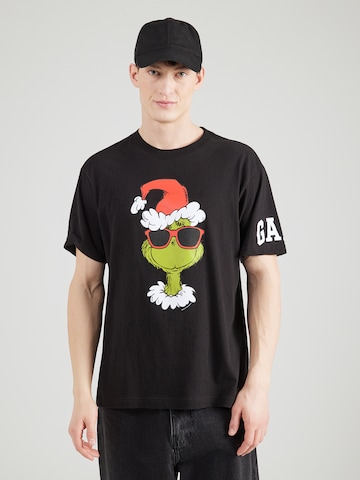 GAP Póló 'GRINCH' - fekete: elől