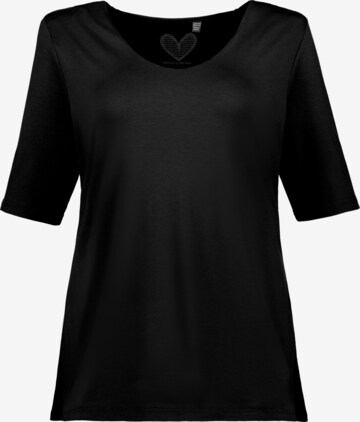 Ulla Popken Shirt in Black: front