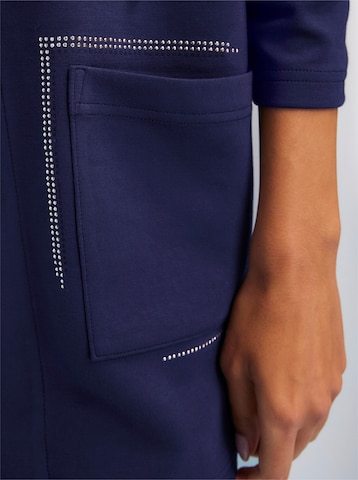heine - Sudadera con cremallera en azul
