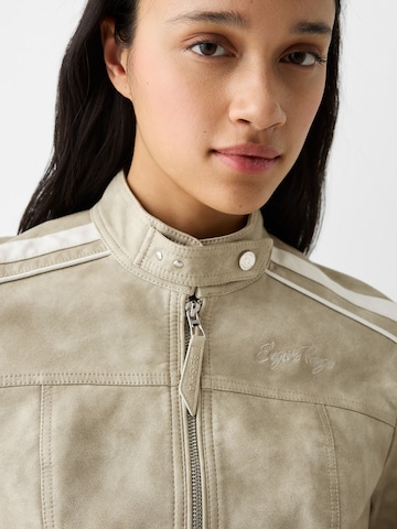 Bershka Between-season jacket in Beige