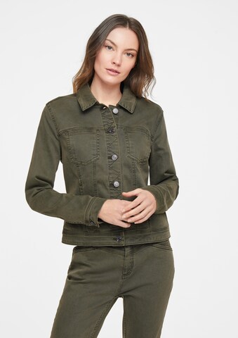 COMMA Between-season jacket in Green: front