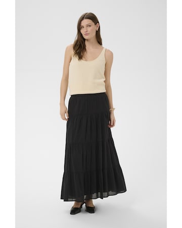 SOAKED IN LUXURY Rok 'Runa' in Zwart