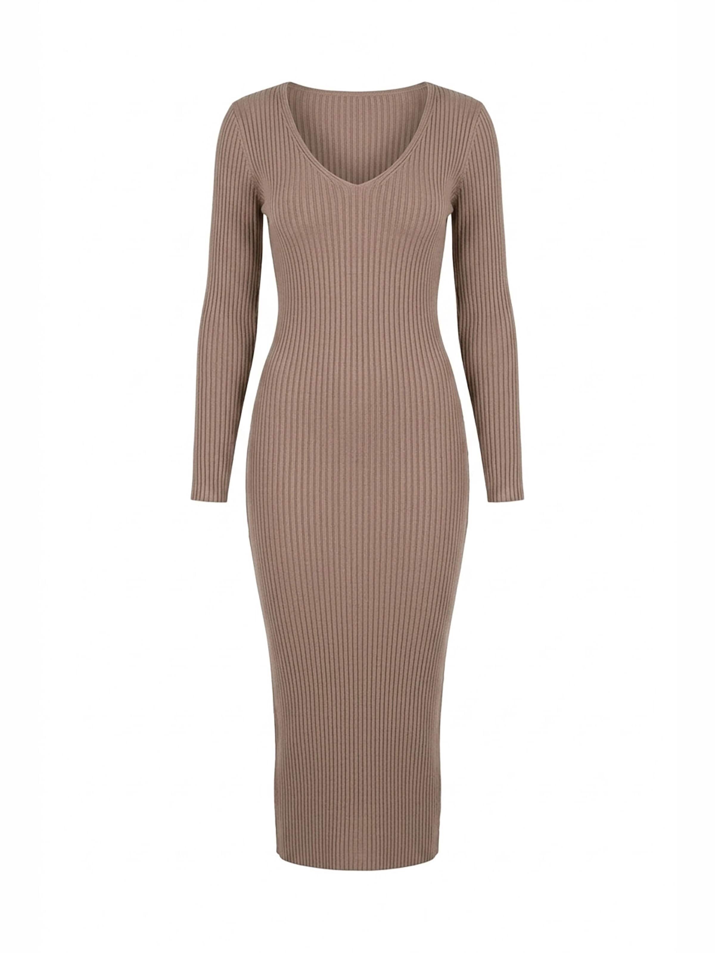 Figl Vestido de punto 'M1090' en XS-XXL en beige, Vista del producto