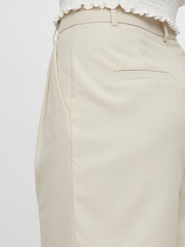 PIECES - Loosefit Pantalón plisado en beige