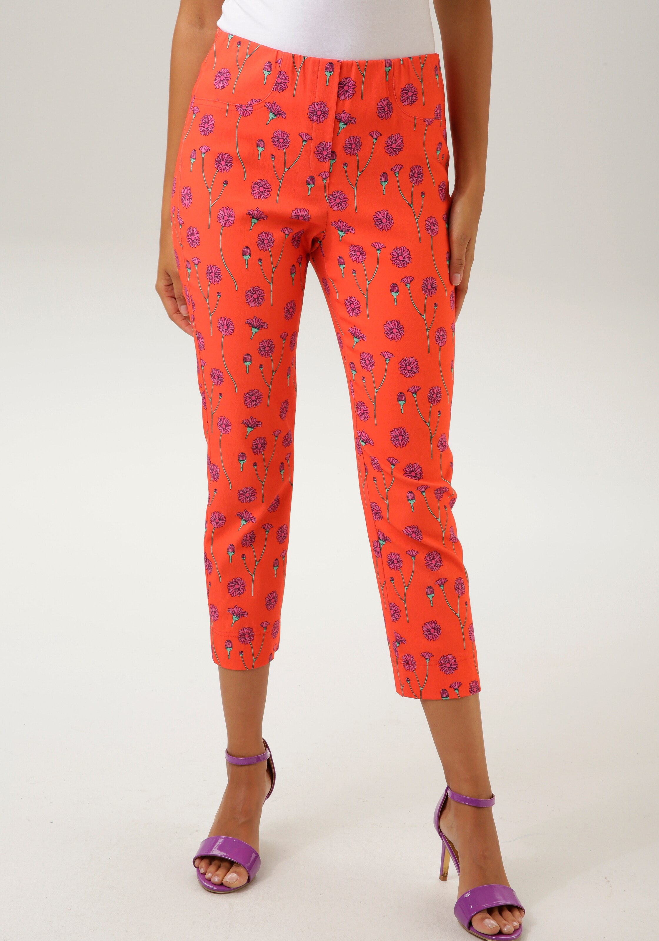 YOU Orange CASUAL ABOUT | Pyjamahose in Aniston