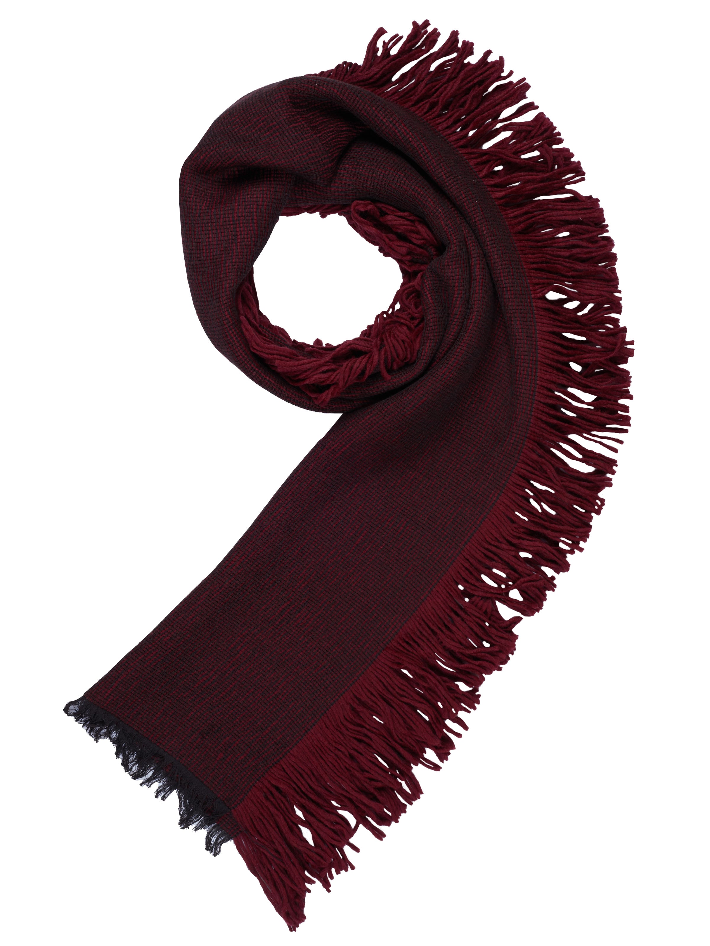 ARMANI Scarf 'Emporio' in Red: front
