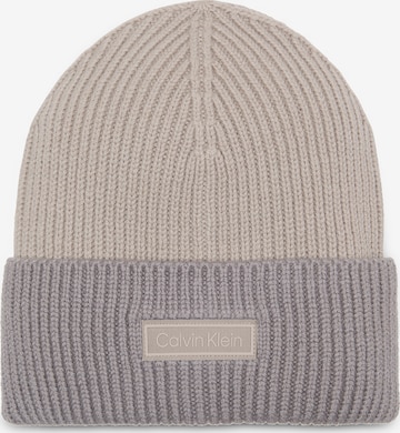Bonnet Calvin Klein en gris : devant
