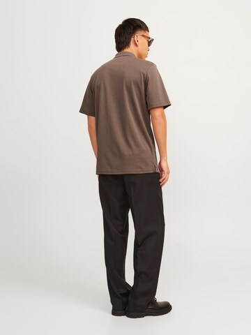 Jack & Jones Premium Tričko 'JJRODNEY' - Hnedá