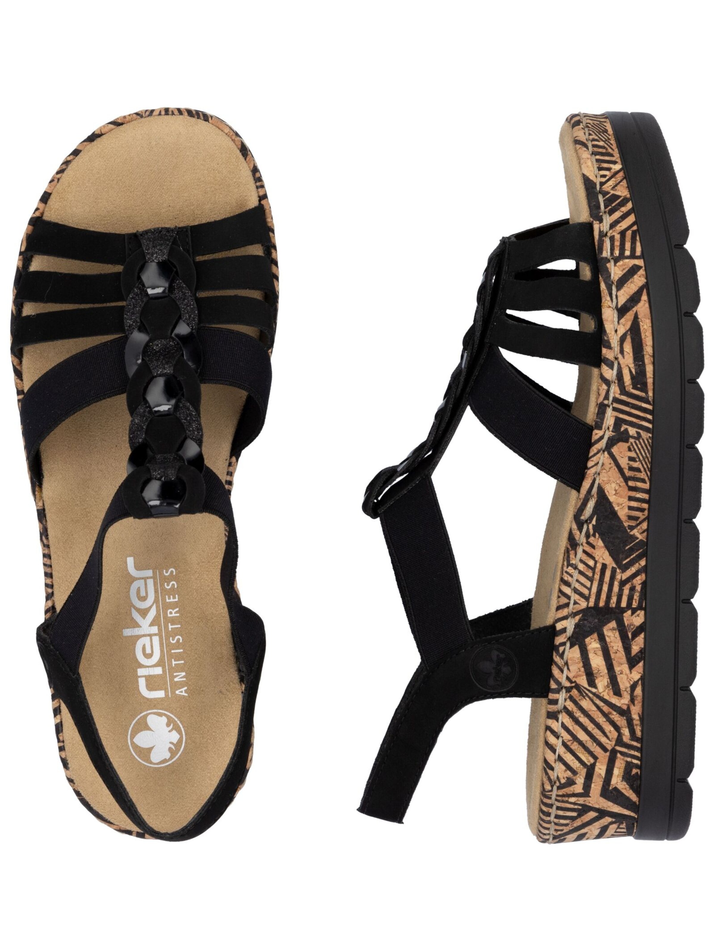 Rieker Sandal in Black
