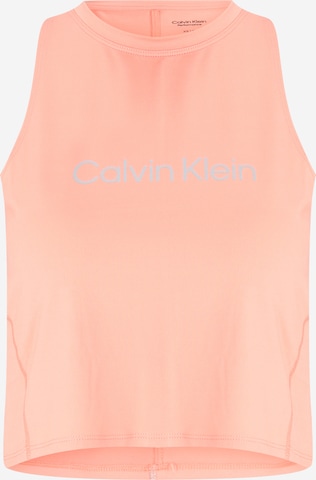 Calvin Klein Sport Sports Top in Orange: front
