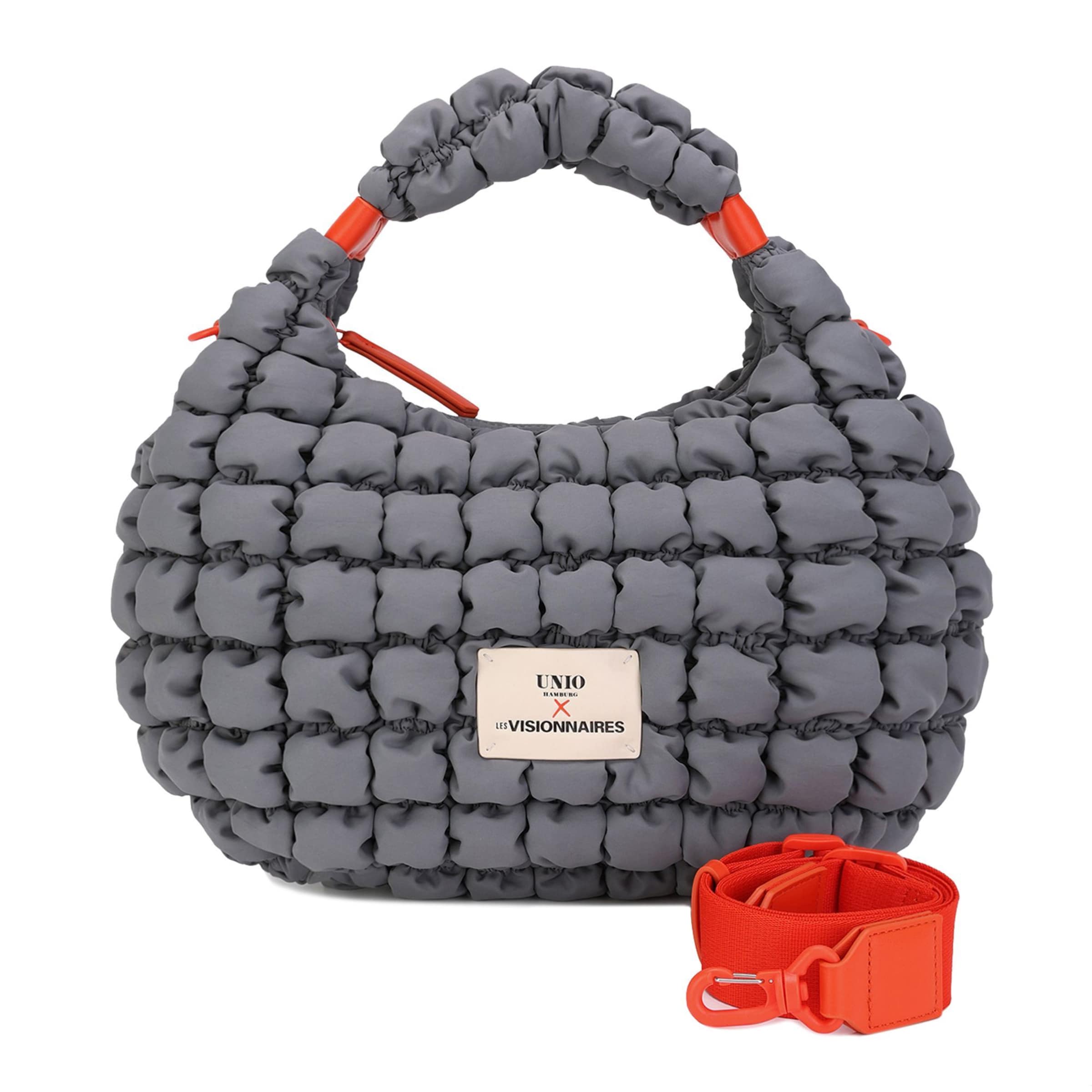 Les Visionnaires Crossbody bag in Grey: front