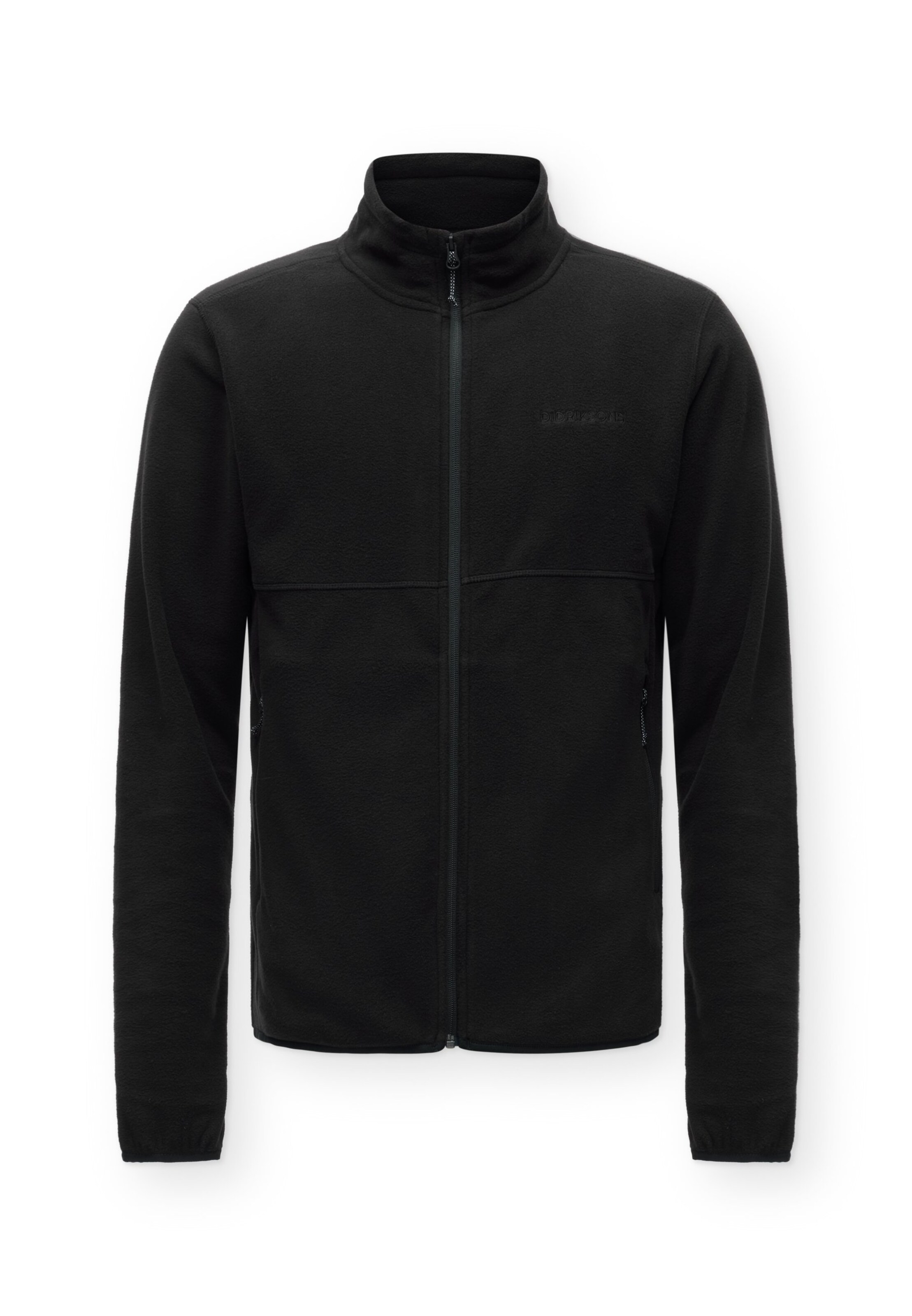 Veste en polaire Didriksons en noir : devant