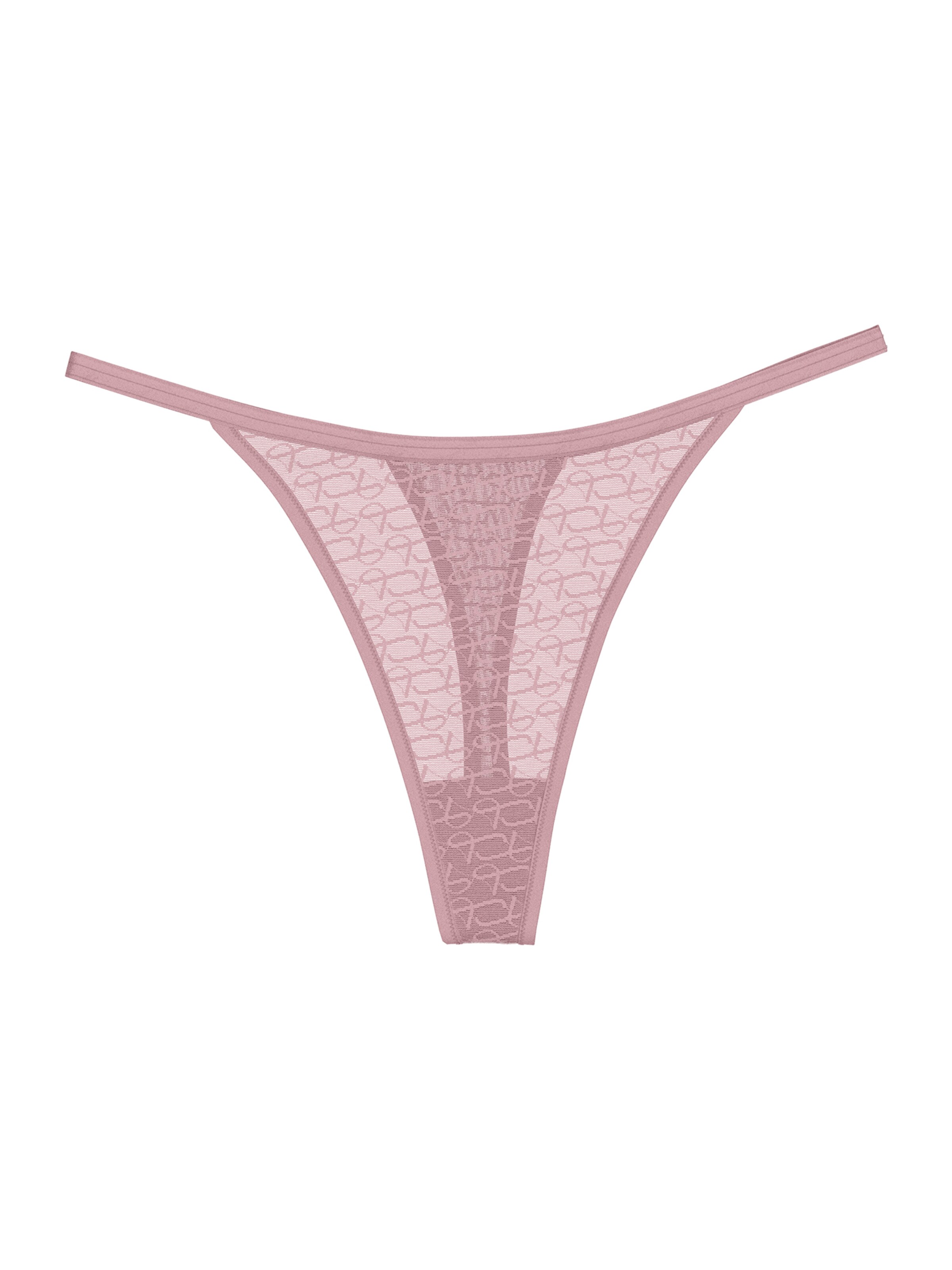 String ' Signature Sheer String ' TRIUMPH en rose : devant