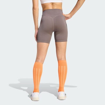 Skinny Pantalon de sport 'Optime' ADIDAS PERFORMANCE en gris