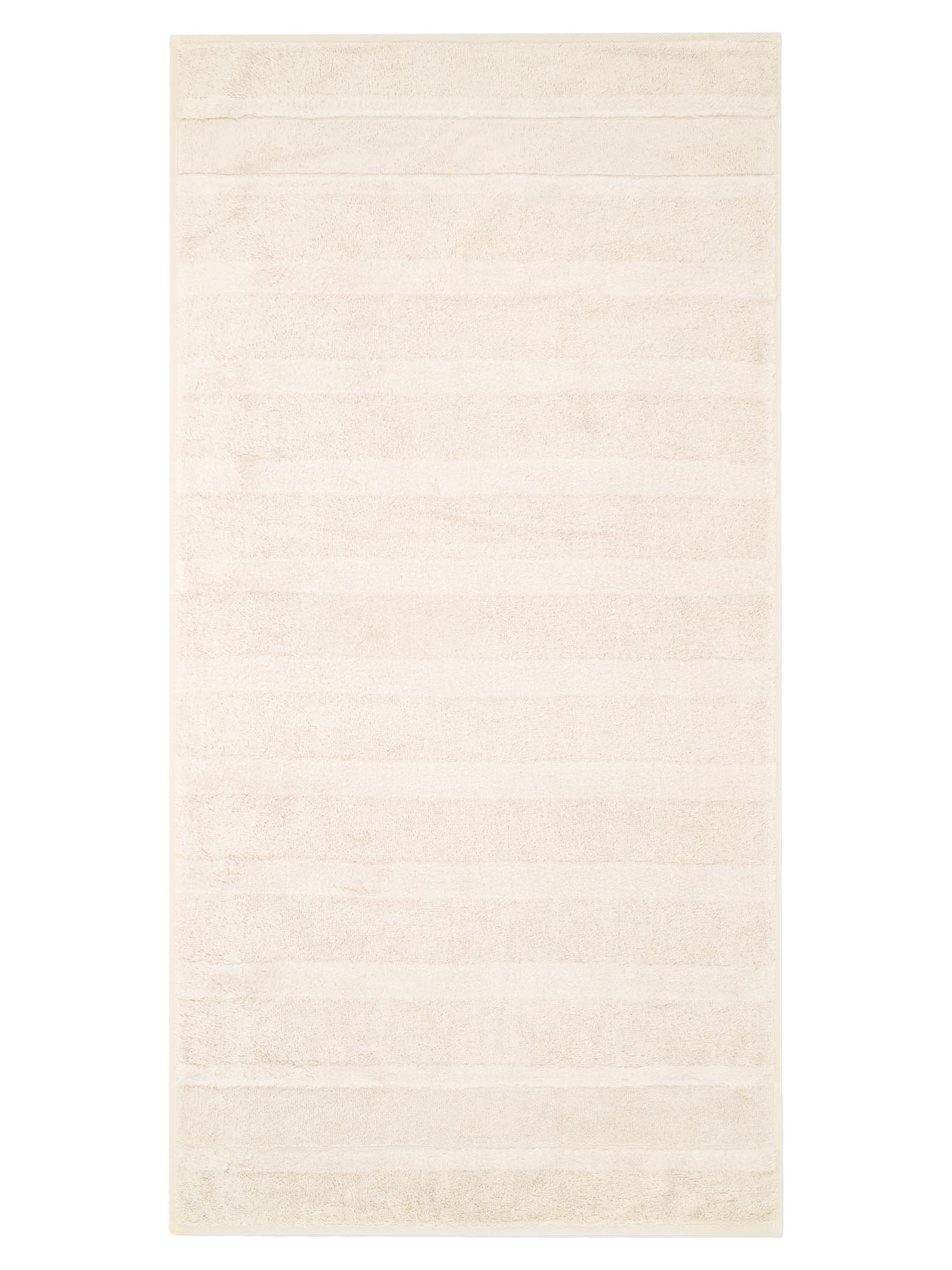 Cawö Handdoek 'Noblesse' in Wit