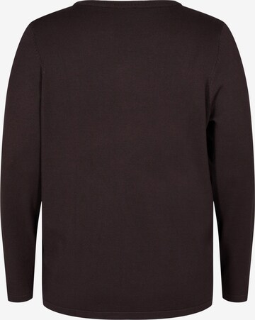 Zizzi Pullover 'Cacarrie' in Braun