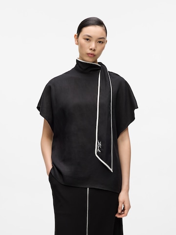 Karl Lagerfeld Блузка в Черный: спереди