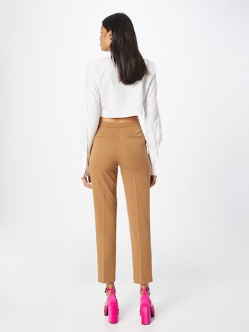 Maison 123 Regular Pleated Pants 'HARRY' in Brown