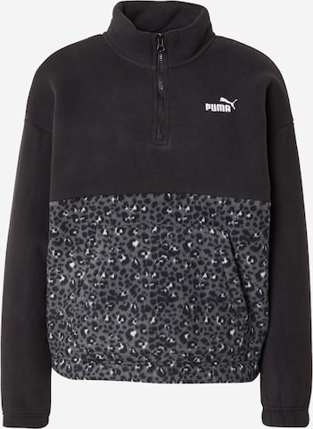 Pullover sportivo 'Ess' di PUMA in nero: frontale