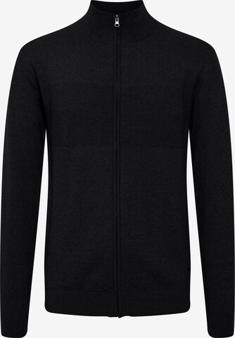 INDICODE JEANS Knit Cardigan 'Ernoldo' in Black: front