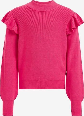 WE Fashion Пуловер в розово: отпред