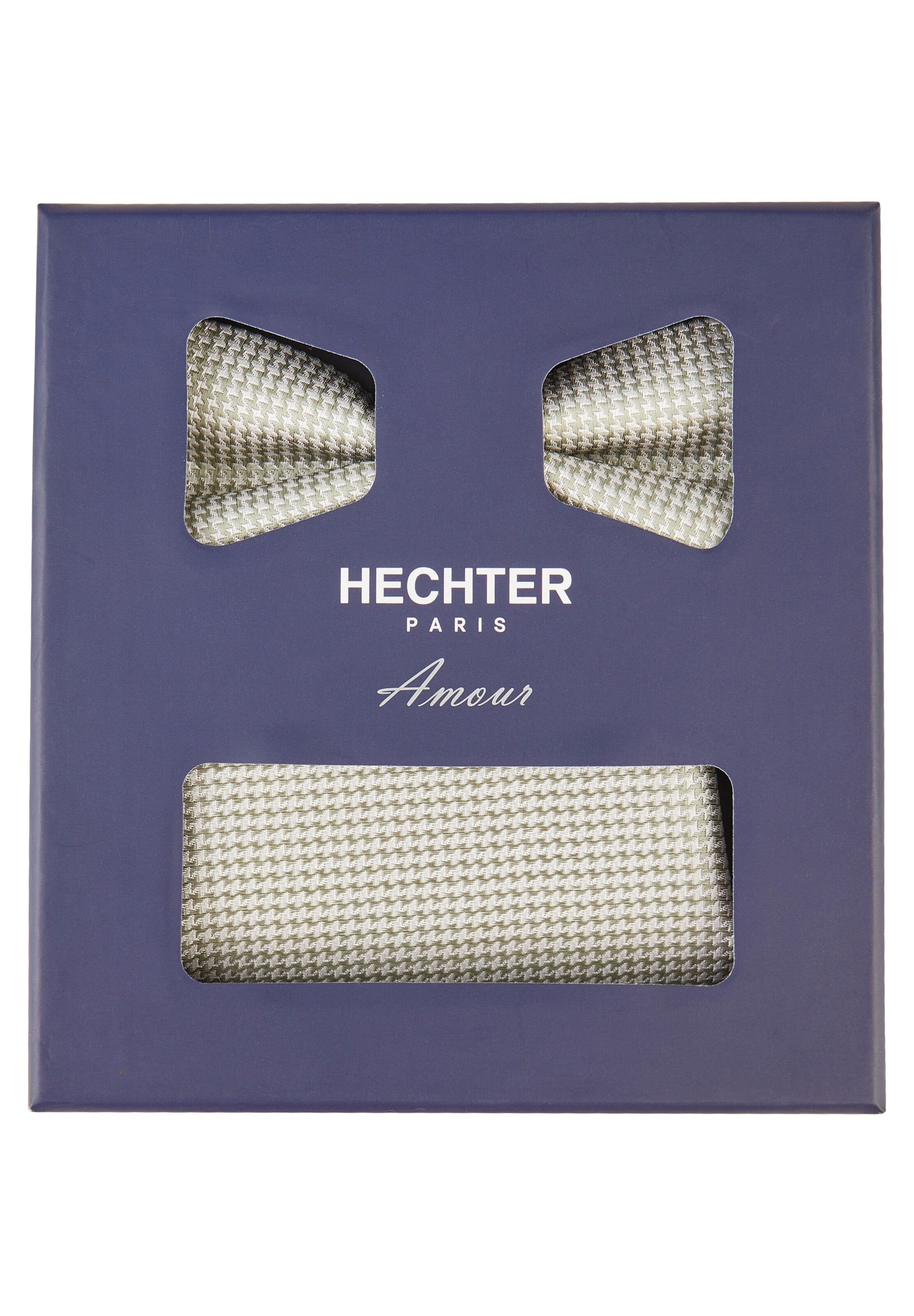 HECHTER PARIS Fliege & Einstecktuch in Grün