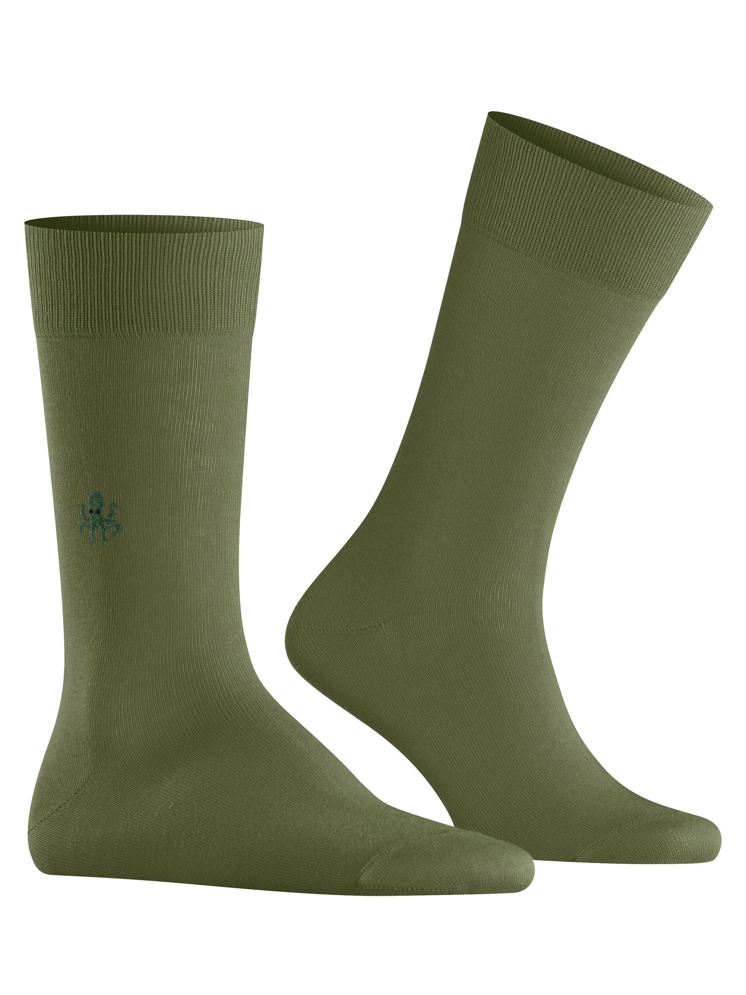 BURLINGTON Socken 'Brit Style'‌‌‌ in Grün: Vorderseite