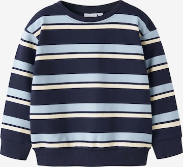 Sweat NAME IT en bleu : devant