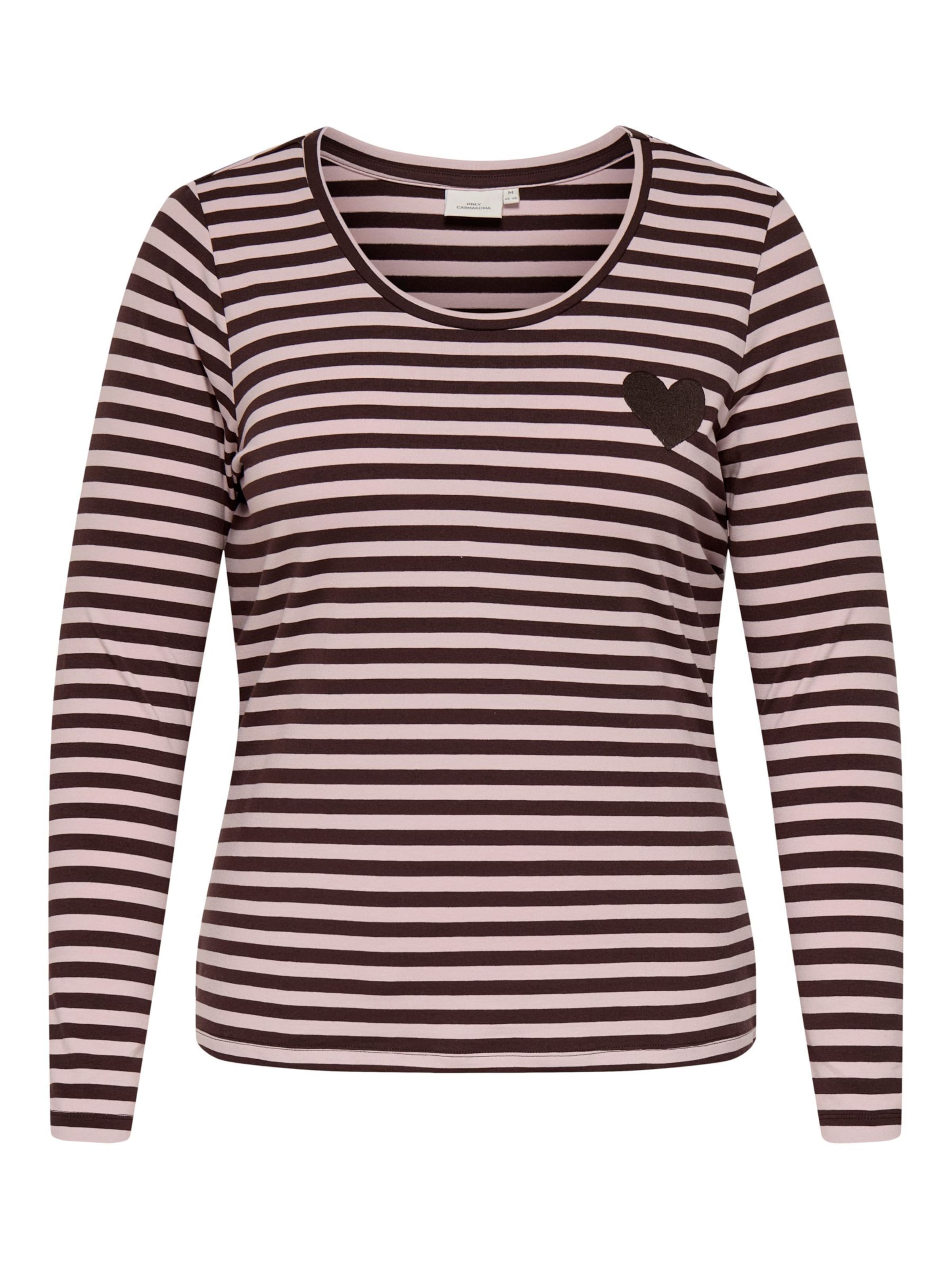 ONLY Carmakoma Camiseta 'CARBodil' en 4XL en marrón / rosa, Vista del producto