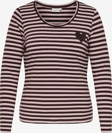 T-shirt 'CARBodil' ONLY Carmakoma en marron : devant