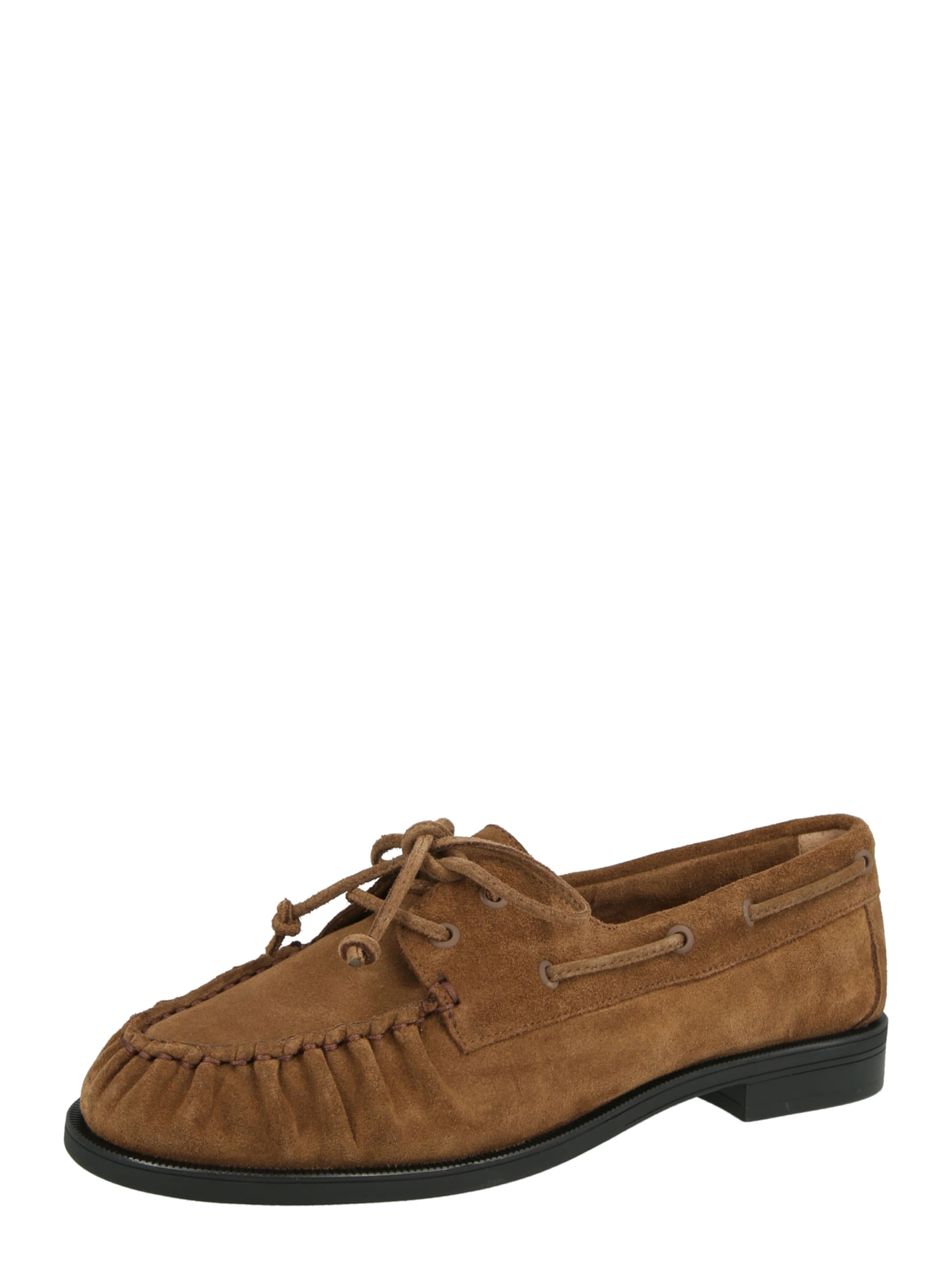 BOSS - Mocasines 'Lycia_Boat_SDBB' en marrón: frente