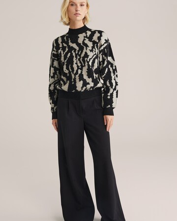 WE Fashion Pullover in Schwarz