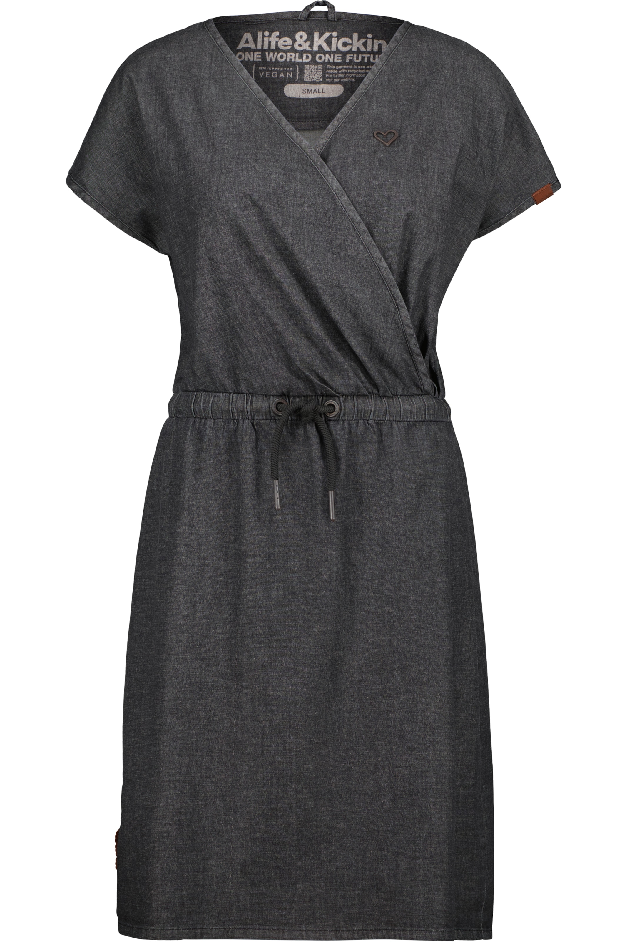 Alife and Kickin Dress 'Ornella' in Black: front