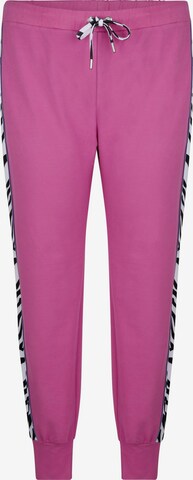 TruYou Tapered Broek in Roze: voorkant