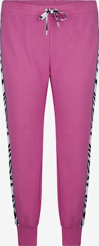 TruYou Tapered Pants in Pink: front