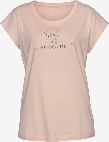 rozā VIVANCE T-Krekls: no priekšpuses