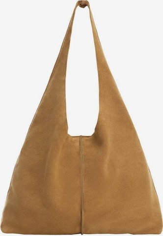 MANGO Shopper 'Gabriel' in Brown: front