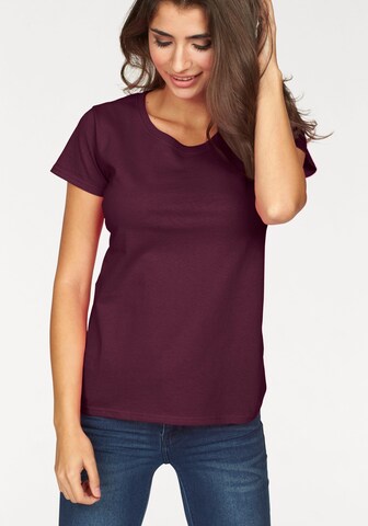 FRUIT OF THE LOOM Shirt in Purple